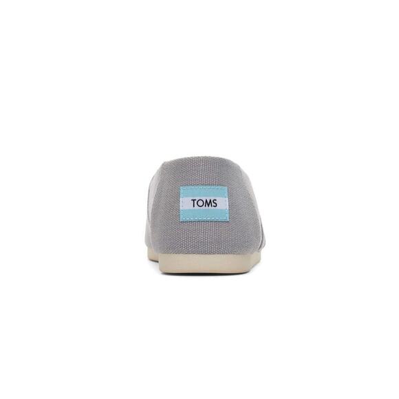 TOMS Alpargata Grey Heritage Canvas - Size 6 - Eco-Friendly Everyday Style Shoes - Picture 6 of 7